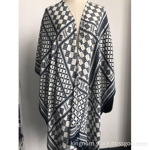 viscose print wrap shawl scarf